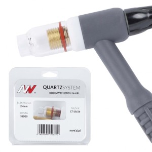 Zestaw QUARTZSYSTEM – soczewka krótka 17/18/26 [na elektrodę 2.4mm]