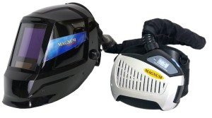 Przyłbica spawalnicza samościemniająca MAGNUM POS P1004 z nawiewem